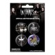 In Flames - Conjunto de Pins/Crachas