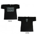 Marilyn Manson - T-Shirt C/Riscas - Logo 