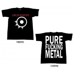 Arch Enemy - T-Shirt - Logo/Pure Fucking Metal