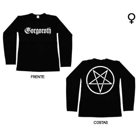 Gorgoroth - Long Sleeve de Mulher - Logo