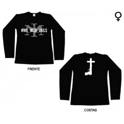 Nine Inch Nails - Long Sleeve de Mulher - NIN