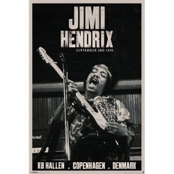 Jimi Hendrix - Poster - Copenhagen