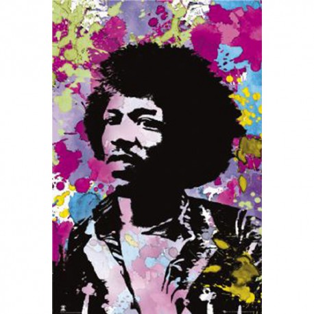 Jimi Hendrix - Poster - Colours