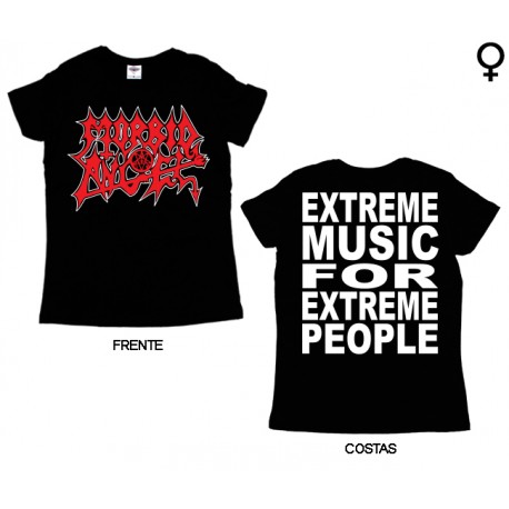 Morbid Angel - T-Shirt de Mulher - Extreme Music for Extreme People