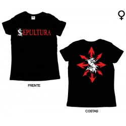 Sepultura - T-Shirt de Mulher - Tribal Logo