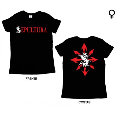 Sepultura - T-Shirt de Mulher - Tribal Logo