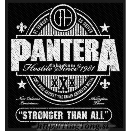 Pantera - Patch - Stronger Than All