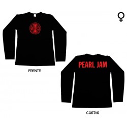 Pearl Jam - Long Sleeve de Mulher - Built to Last