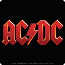 AC/DC - Base para Copos - Logo
