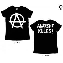 Anarchy Rules - T-Shirt de Mulher - Logo