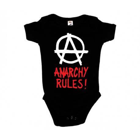 Anarchy Rules - Body de Bebé - Logo 2