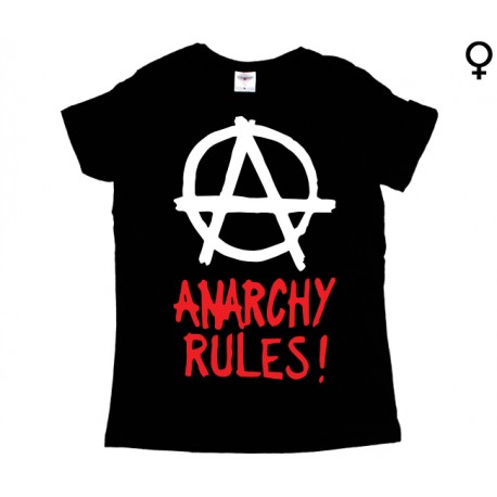 Anarchy Rules - T-Shirt de Mulher - Logo 2