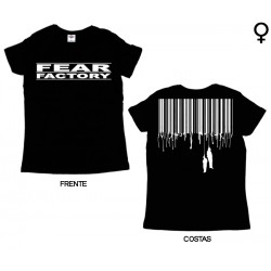 Fear Factory - T-Shirt de Mulher - Bar Logo