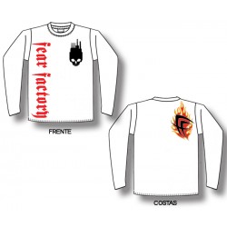 Fear Factory - Long Sleeve - Flames Logo