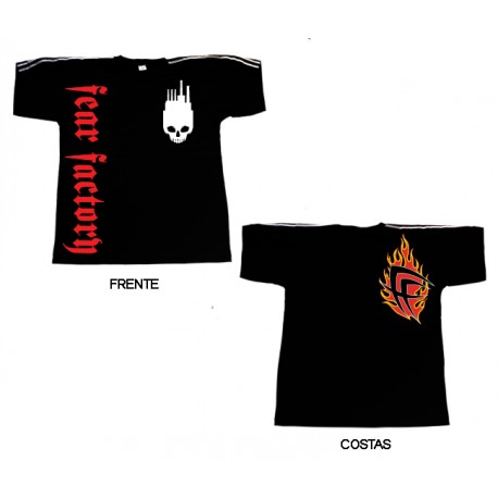 Fear Factory - T-Shirt - Flames Logo