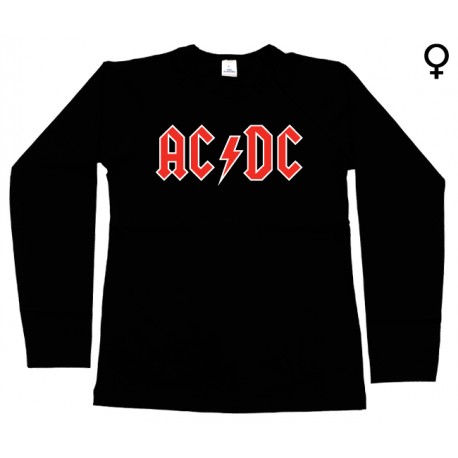 AC/DC - Long Sleeve de Mulher - Logo