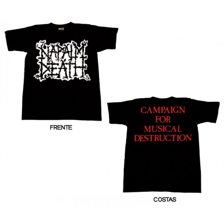 Napalm Death - T-Shirt - Scum Logo
