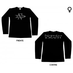 Napalm Death - Long Sleeve de Mulher - ND Logo