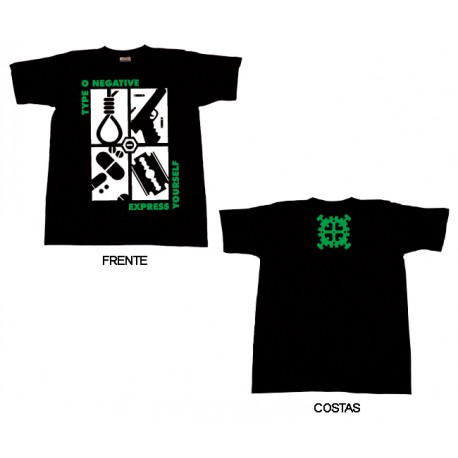 Type 0 Negative - T-Shirt - Express Yourself