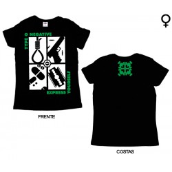 Type 0 Negative - T-Shirt de Mulher - Express Yourself