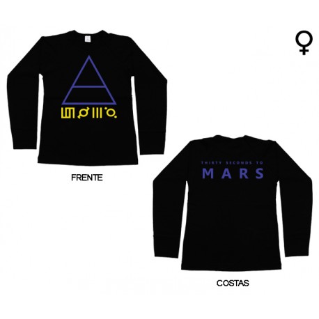 30 Seconds To Mars - Long Sleeve de Mulher - Triad