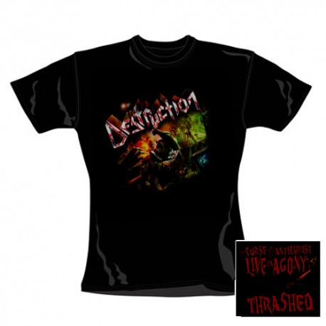 Destruction - T-Shirt de Mulher - Curse of the Antichrist