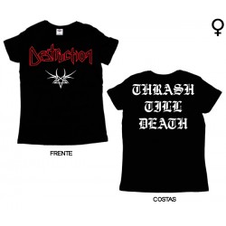 Destruction - T-Shirt de Mulher - Thrash Till Death