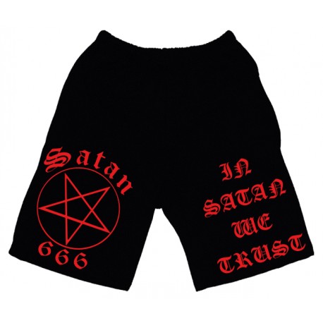 Satan 666 - Calção - In Satan We Trust