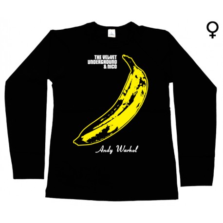 The Velvet Underground - Long Sleeve de Mulher - Banana