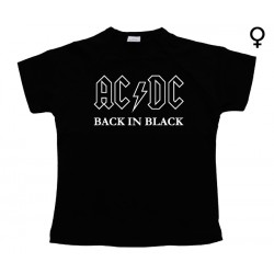 AC/DC - T-Shirt de Mulher - Back in Black