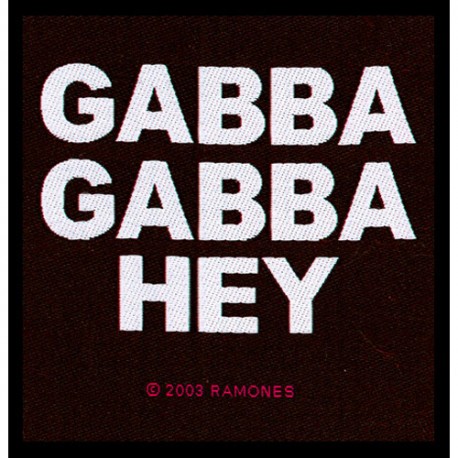 Ramones - Patch - Gabba Gabba Hey