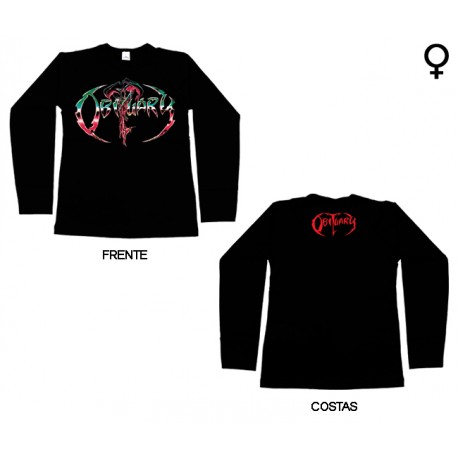 Obituary - Long Sleeve de Mulher - Torso