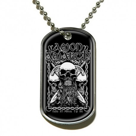Amon Amarth - Dog Tag - Bearded Skull