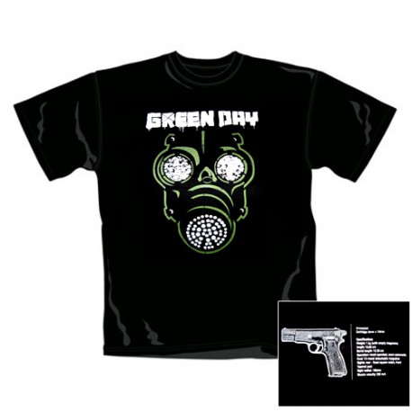 Green Day - T-Shirt - Green Mask