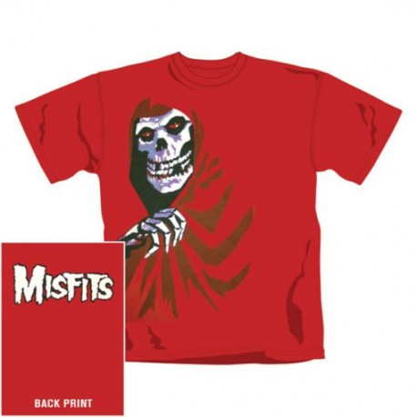 Misfits - T-Shirt - All Over Red Fiend
