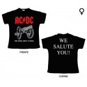 AC/DC - T-Shirt de Mulher - For Those About to Rock