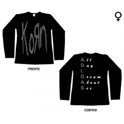 Korn - Long Sleeve de Mulher - A.D.I.D.A.S