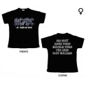 AC/DC - T-Shirt de Mulher - Let There Be Rock