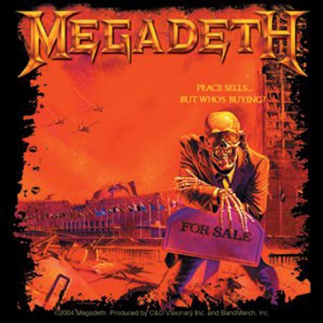 Megadeth - Autocolante - Peace Sells