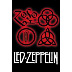 Led Zeppelin - Autocolante - Symbols