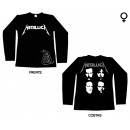 Metallica - Long Sleeve de Mulher - Snake