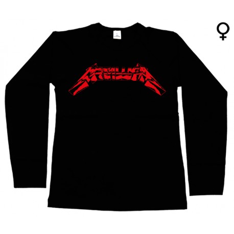 Metallica - Long Sleeve de Mulher - Old Logo
