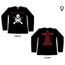 Iron Maiden - Long Sleeve de Mulher - A Matter Of Life And Death