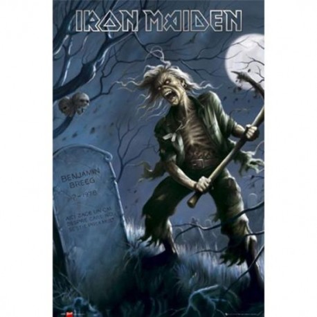 Iron Maiden - Poster - Benjamin Breeg Tour