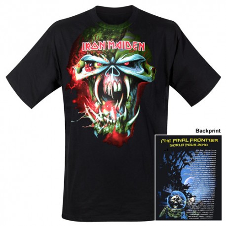 Iron Maiden - T-Shirt - Final Frontier Face Tour